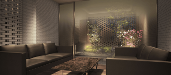 ローレルコート上野芝町四丁　ロビー完成予想CG