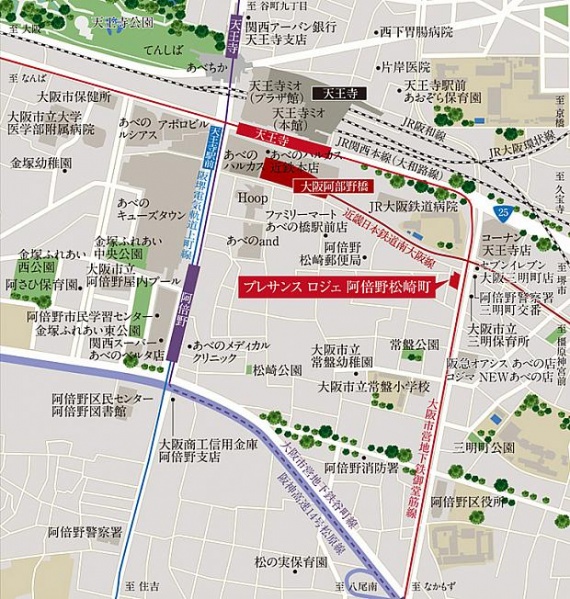 ファイル:現地案内図 阿倍野 170404.jpg