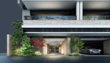 クリオ横濱ベイフォート　エントエランスアプローチ完成予想図