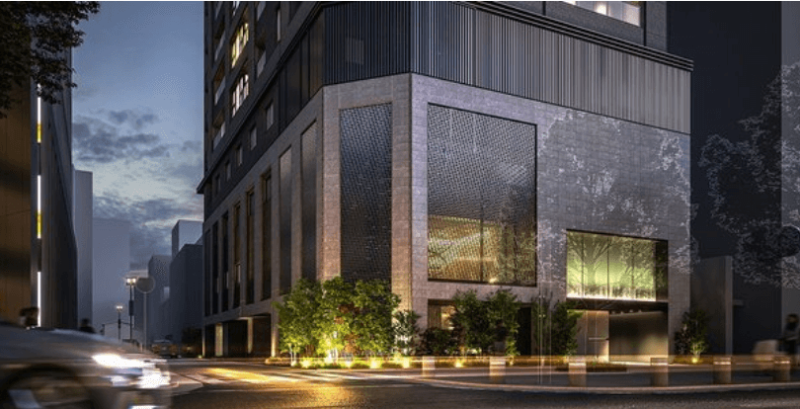 ファイル:プラウドタワー栄パークアリーナ エントエランスアプローチ完成予想図.png