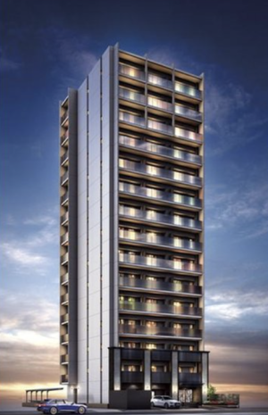 オープンレジデンシア名古屋FRONT　外観完成予想CG