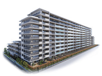 ガーデンシティ新金岡　外観完成予想図1