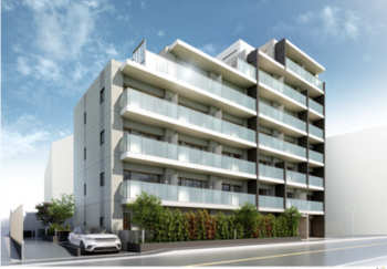 クレアホームズ フラン横浜戸塚　外観完成予想図