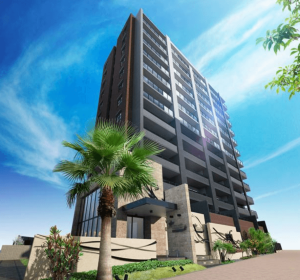 グランドキャッスル久岐の浜　南海岸通り　外観完成予想図