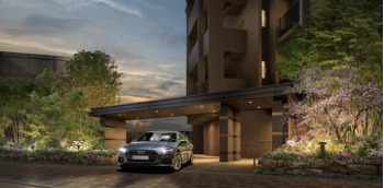 グランドメゾン真田山ゲートハウス　エントランスアプローチ完成予想CG