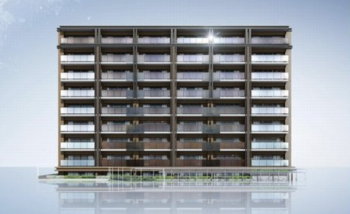 シエリア西大寺　外観完成予想図