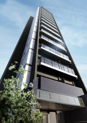 プレサンス レイズ 千種今池　外観完成予想図