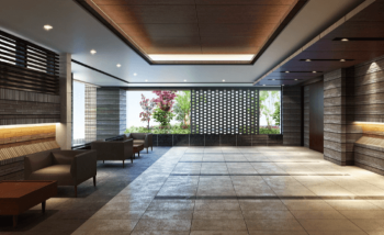 ユニハイム エクシア宝塚駅前　エントエランスホール完成予想図