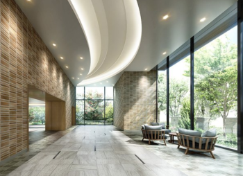 ルネ稲毛海岸グランマークス　エントランスホール完成予想CG