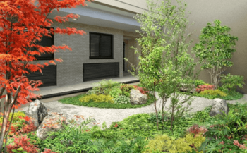 ワコーレ六甲 楠丘町　中庭完成予想図