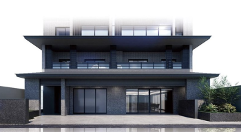 イーグルコート京都烏丸御池　エントエランスアプローチ完成予想図