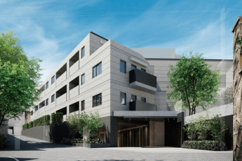 サンウッド元代々木町　外観完成予想図