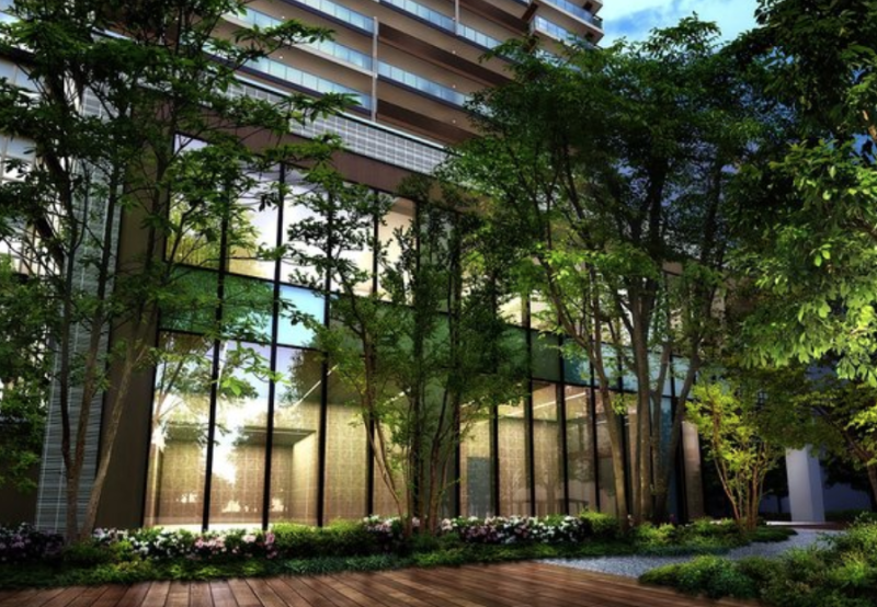 ファイル:プラウドシティ日吉 レジデンスＩエントランスアプローチ完成予想図.png