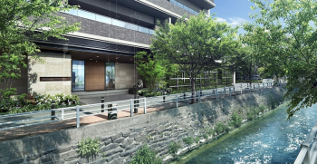 ライオンズ東町公園ザ・ロイヤル　エントランスアプローチ完成予想図