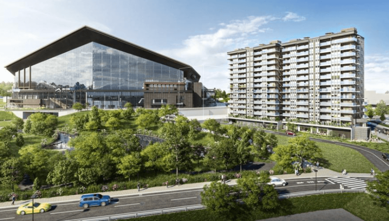 ファイル:レ・ジェイド北海道ボールパーク 外観完成予想CG2.png