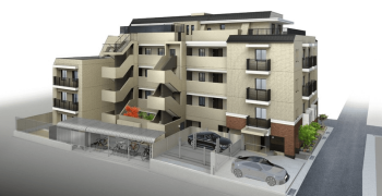 ワコーレ六甲 楠丘町　外観完成予想図2