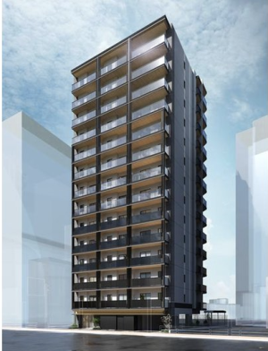 アトラス亀戸レジデンス　外観完成予想図