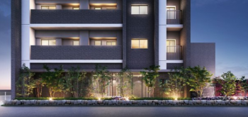 サーパス祇園ゲートレジデンス　エントランスアプローチ完成予想図