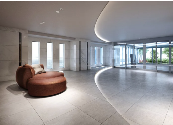 デュオステージ海老名Ⅱ　エントエランスホール完成予想図