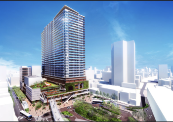 パークシティ小岩 ザ タワー    外観完成予想CG