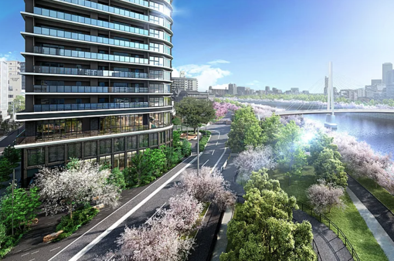 ファイル:パークタワー大阪天満橋 外観完成予想図2.png