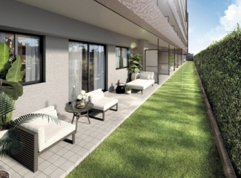 プレシス戸田レジデンス　専用庭完成予想CG（Bgタイプ）