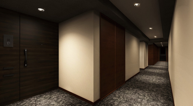 ファイル:ローレルタワー名古屋栄 内廊下完成予想図.png