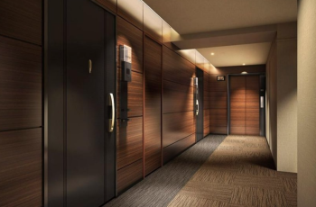 ヴェレーナブリエ神奈川新町　内部廊下完成予想CG