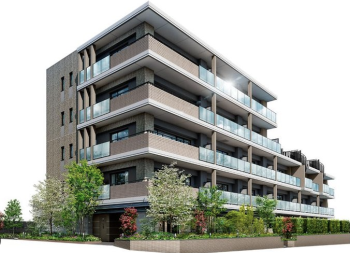 ザ・パークハウス 上野毛テラス　外観完成予想図