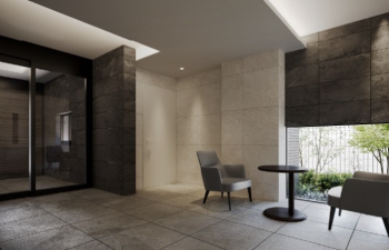 プレサンス レイズ 鶴舞公園　エントエランスホール完成予想図