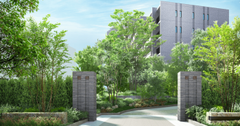 ザ・ガーデンズ大田多摩川　アプローチゲート完成予想CG