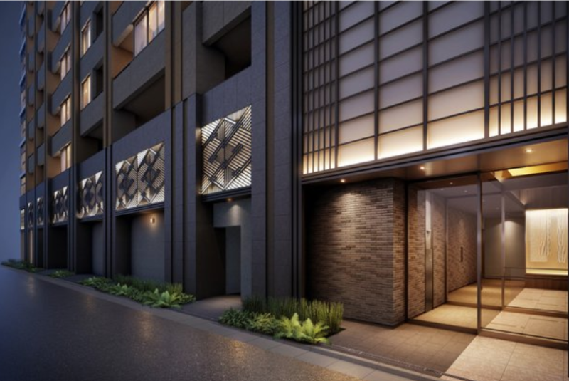 ファイル:パークホームズ日本橋橘町 エントランスアプローチ完成予想CG.png