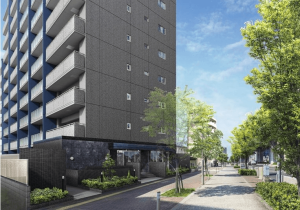 ファミリアーレ日比野スクエア　エントエランスアプローチ完成予想図