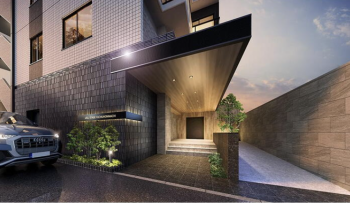 ラルステージ府中本町　エントエランスアプローチ完成予想図