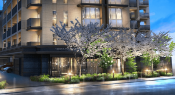 ヴェレーナ横浜戸塚グランラルジュ　エントエランスアプローチ完成予想図