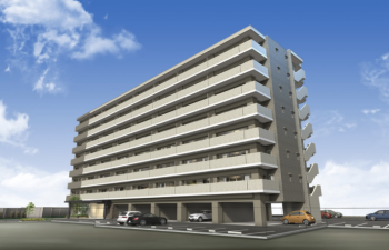 アルファスマート丸亀中府　外観完成予想CG