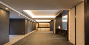 シティタワー長町新都心　エントランスホール・コンシェルジュカウンター