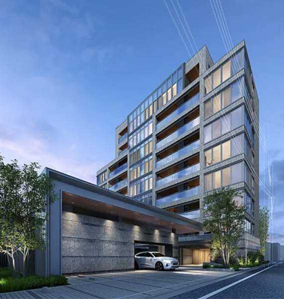 ファイル:プラウド自由が丘ヒルトップ 外観完成予想図.png