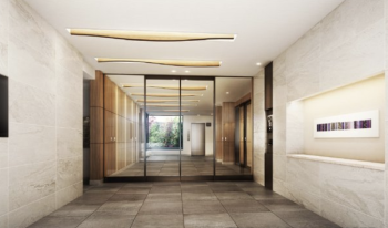 ポレスター井口明神　風除室・エントランスホール完成予想図