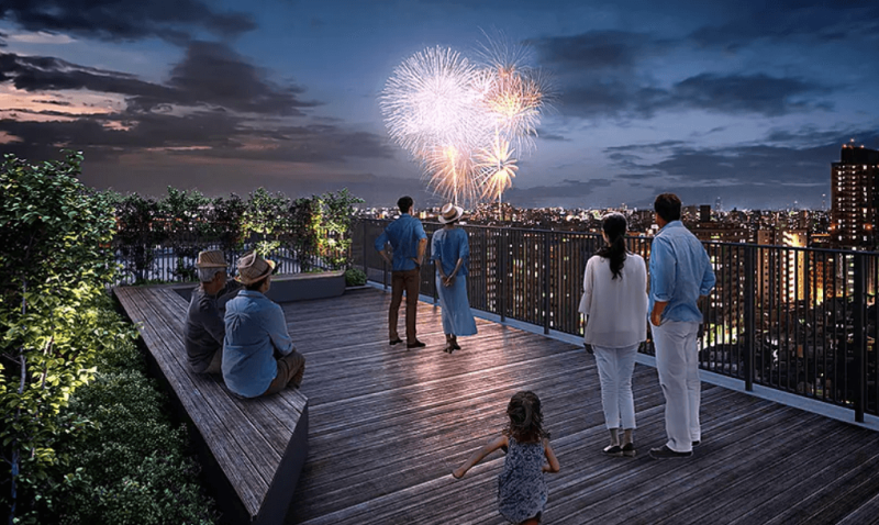 ファイル:アトラス北千住 屋上完成予想図.png