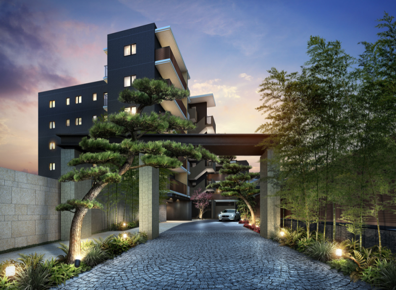 ファイル:クリオ鵠沼海岸 エントランスアプローチ完成予想図.png