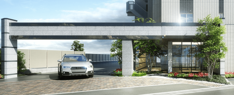 ファイル:クレアホームズ 幕張駅前 エントランスアプローチ完成予想CG.png