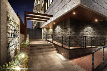 グローベル青葉台　エントランスアプローチ完成予想CG