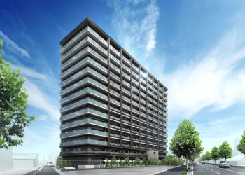 ポレスター長野ブライティア　外観完成予想図1