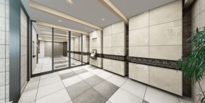 アルファステイツ彦根駅　エントランスホール完成予想図