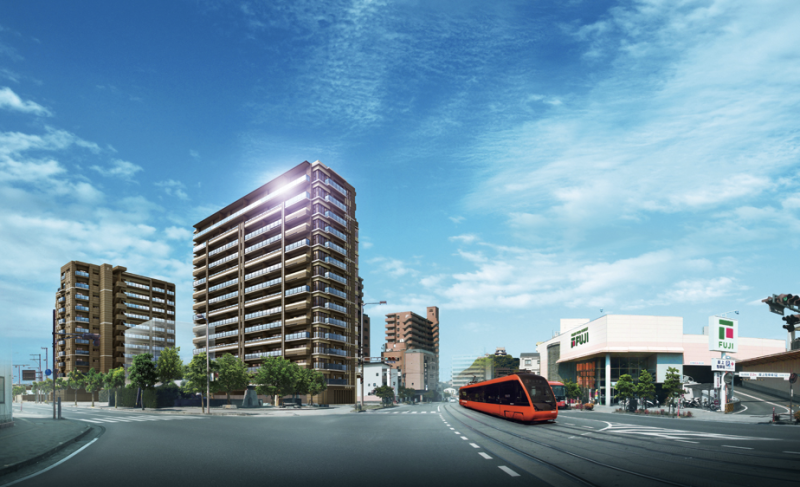 ファイル:クレアホームズ グラン岩崎 ザ・レジデンス 外観完成予想CG1.png