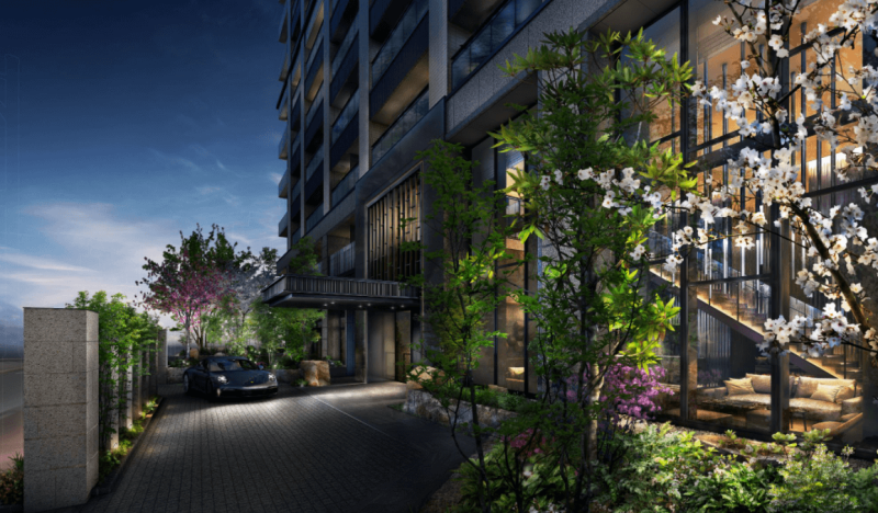 ファイル:グランドメゾン栄南 THE APARTMENT 車寄せ完成予想図.png