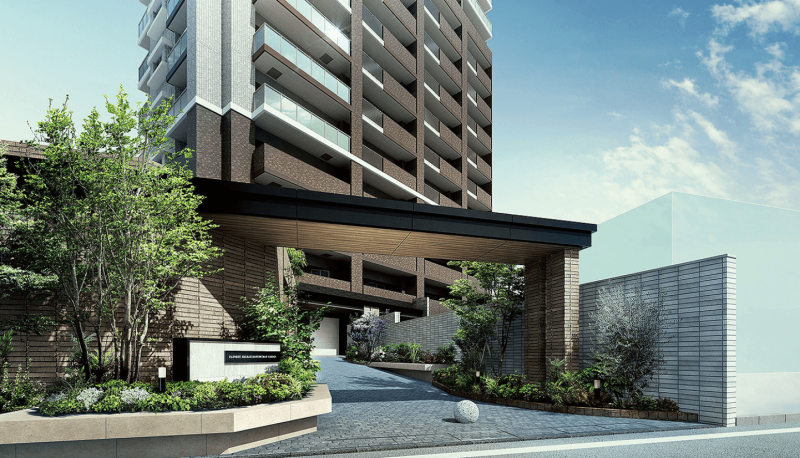 ファイル:ファーネスト白木原駅前ガーデン エントランスアプローチ完成予想CG.png