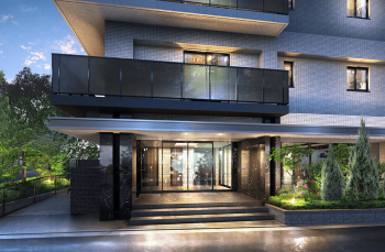 ガーラ・レジデンス府中武蔵野台　エントエランスアプローチ完成予想図