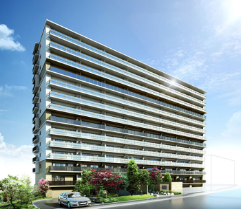 グランドパレス古市　外観完成予想図